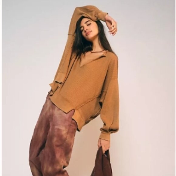 We The Free Tops - We The Free Butter Cup Thermal (Colour is Pony Tail)